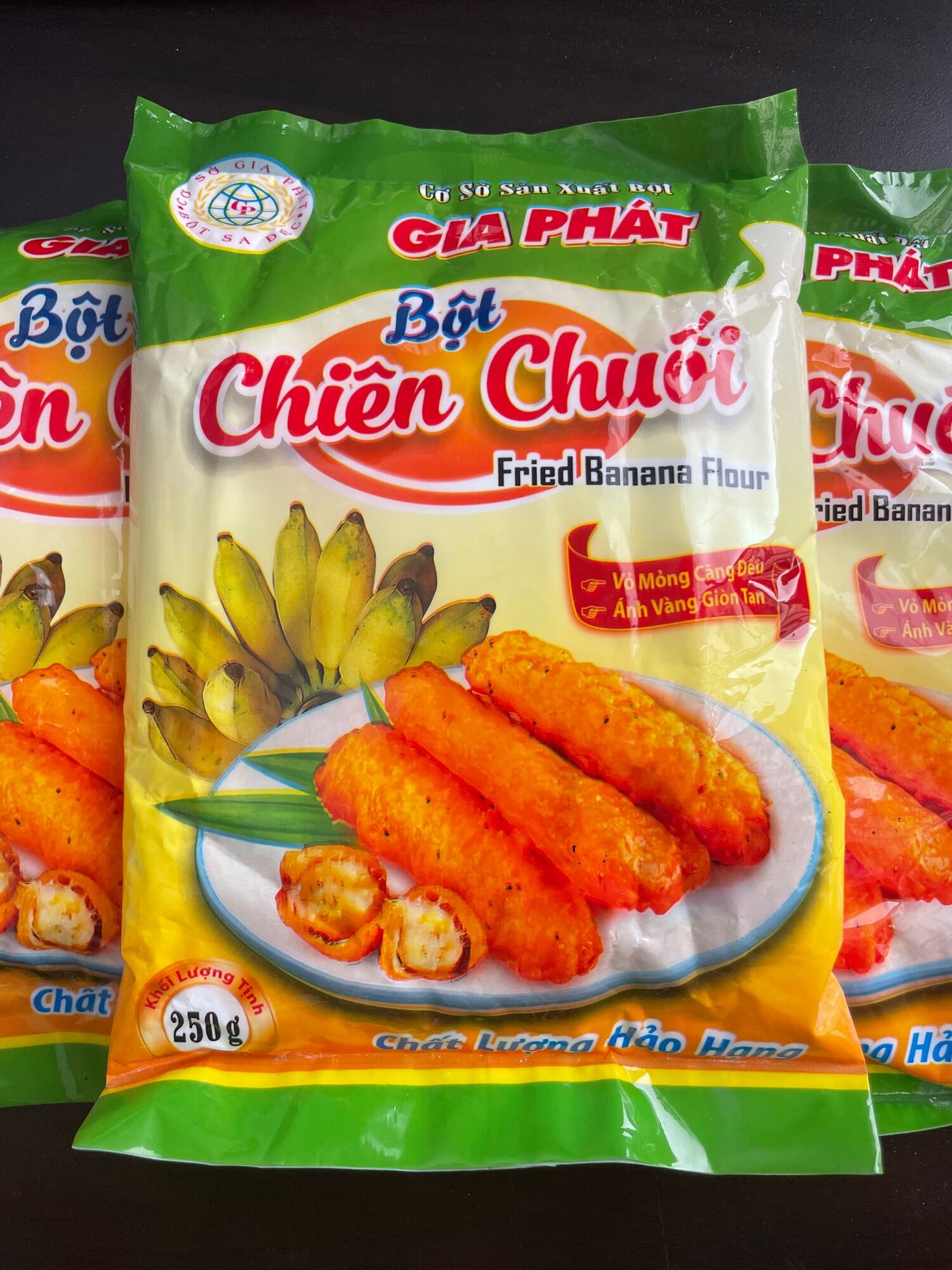 Bột Chuối Chiên Gia Phát 250g - lẻ 2 kg